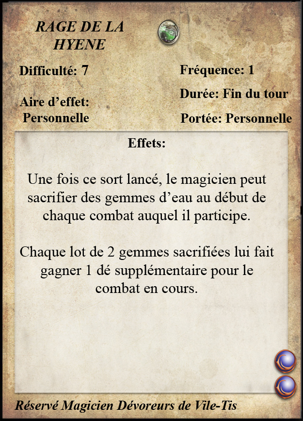 Rage de la Hyène
